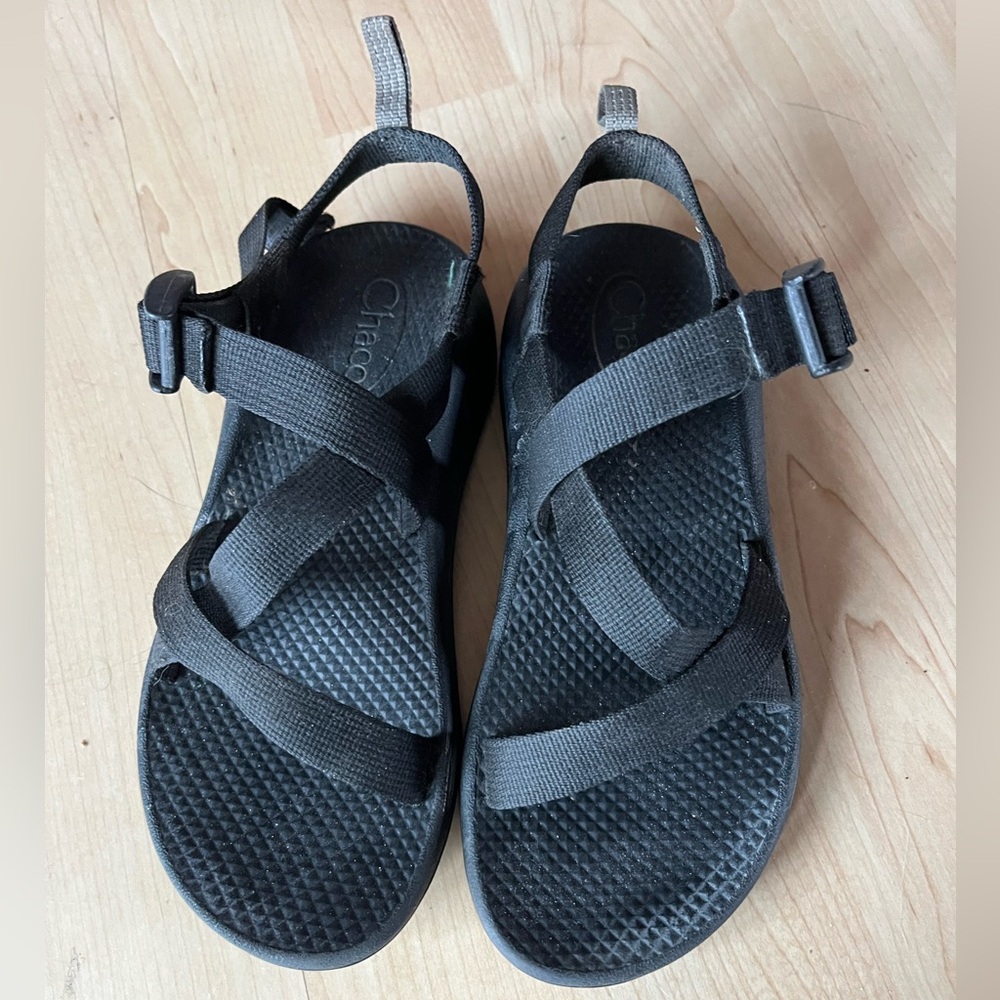 Chaco Z Black Strappy Sandals, women’s size 5